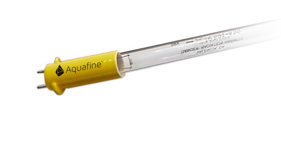 Aquafine UV Lamp, L (60"/1524mm), Single Ended 185nm, Yellow