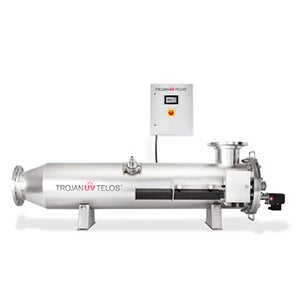 The TrojanUVTelos utilizes Solo Lamp Technology and Flow Integration (FIN) hydraulic optimization technology, which leads to low power consumption, uniform UV dose delivery and a low lamp count.